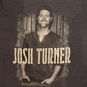 Graphic Henley Crewneck Shirt in Charcoal with Text Print